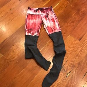 Alo Yoga Goddess Ribbed Airbrush-pink leggings xs